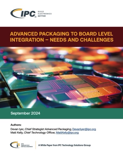Advanced Packaging to Board Level Integration - Needs and Challenges